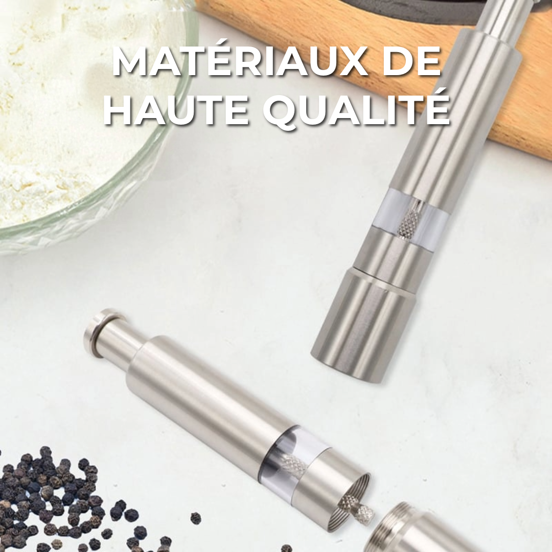 Set poivre & sel en acier inoxydable
