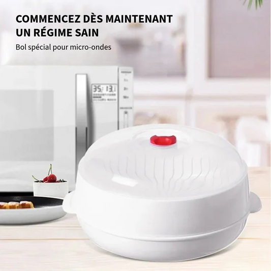 Cuiseur vapeur thermique pour micro-ondes