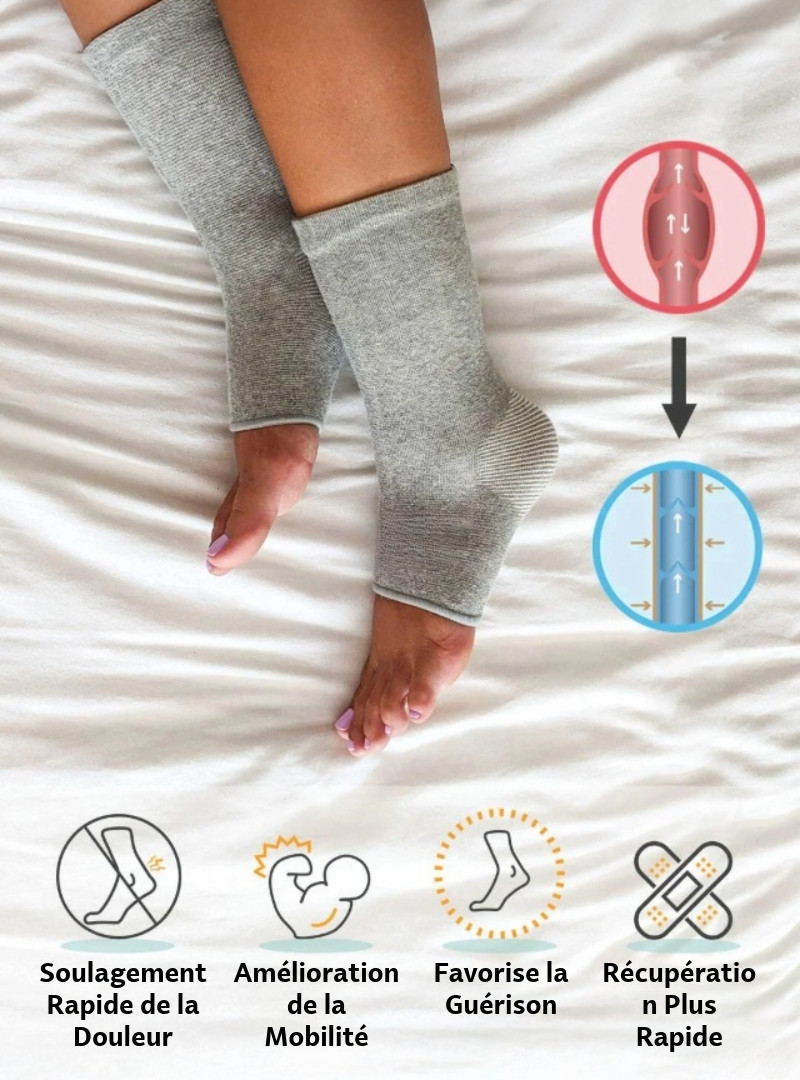 Chaussettes en bambou pour des pieds sans douleur