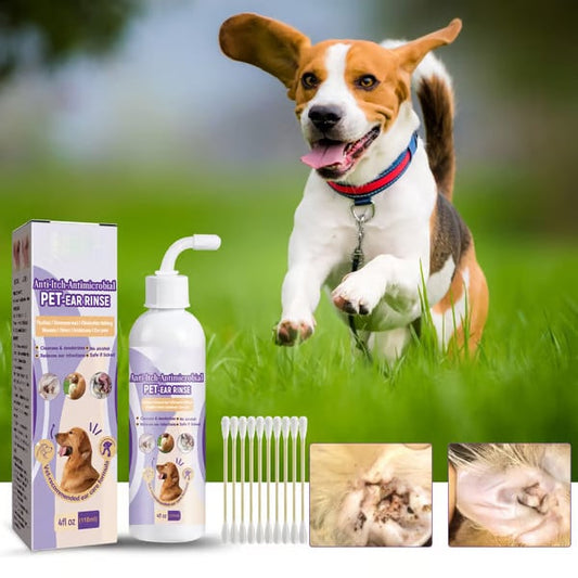 Nettoyant auriculaire profond pour animaux