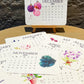 Calendrier Plantable 2025