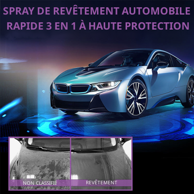 Spray de revêtement de voiture rapide 3 en 1 haute protection