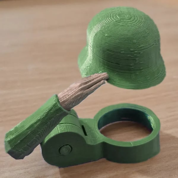 Casque Porte-Bouteilles Soldat