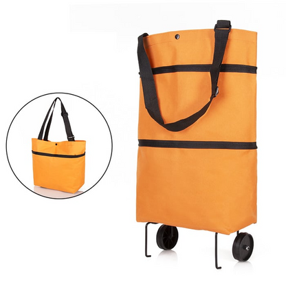 Sac de courses extensible à roulettes
