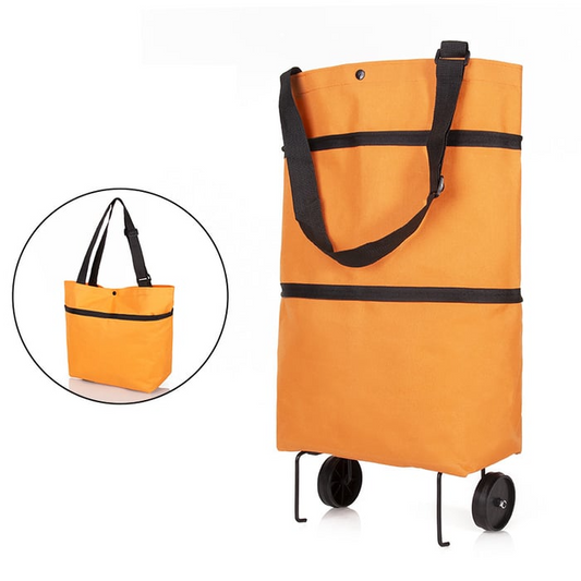 Sac de courses extensible à roulettes