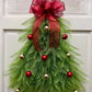 Couronne de sapin de Noël faite à la main