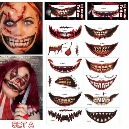 Ensemble de tatouages d'Halloween