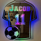 lampe de maillot de football personnalisé
