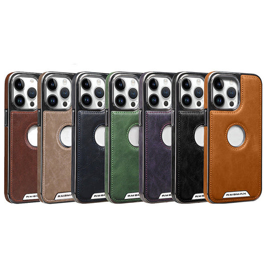 Coque iPhone en cuir de luxe
