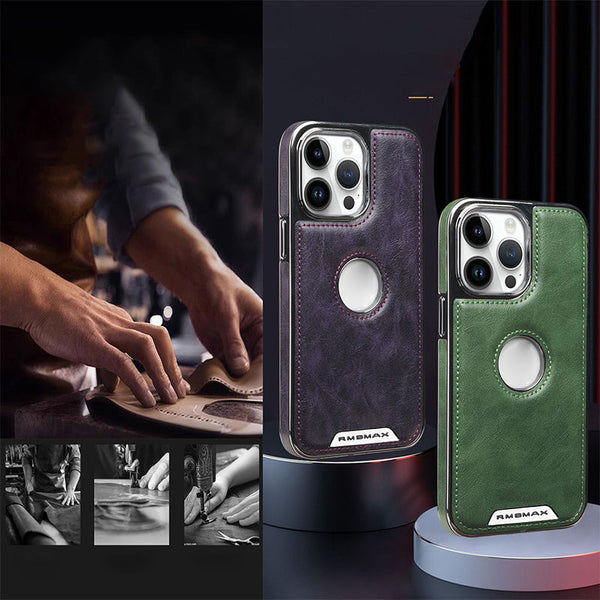 Coque iPhone en cuir de luxe