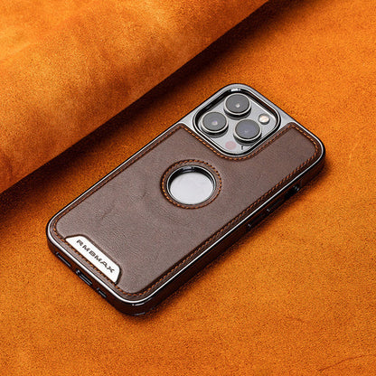 Coque iPhone en cuir de luxe