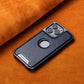 Coque iPhone en cuir de luxe